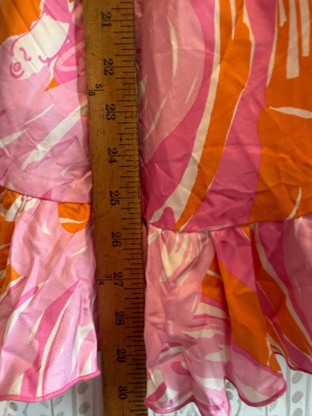 Lilly Pulitzer Tiernan Silk Hotty Pink Fan Dance Flamingo Strapless Dress - 8 - Picture 7 of 8
